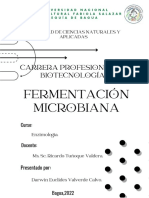 Monografia de Fermentacion Microbiana
