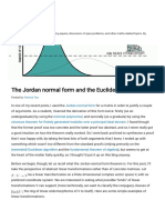 The Jordan Normal Form and The Euclidean Algorithm - What's New