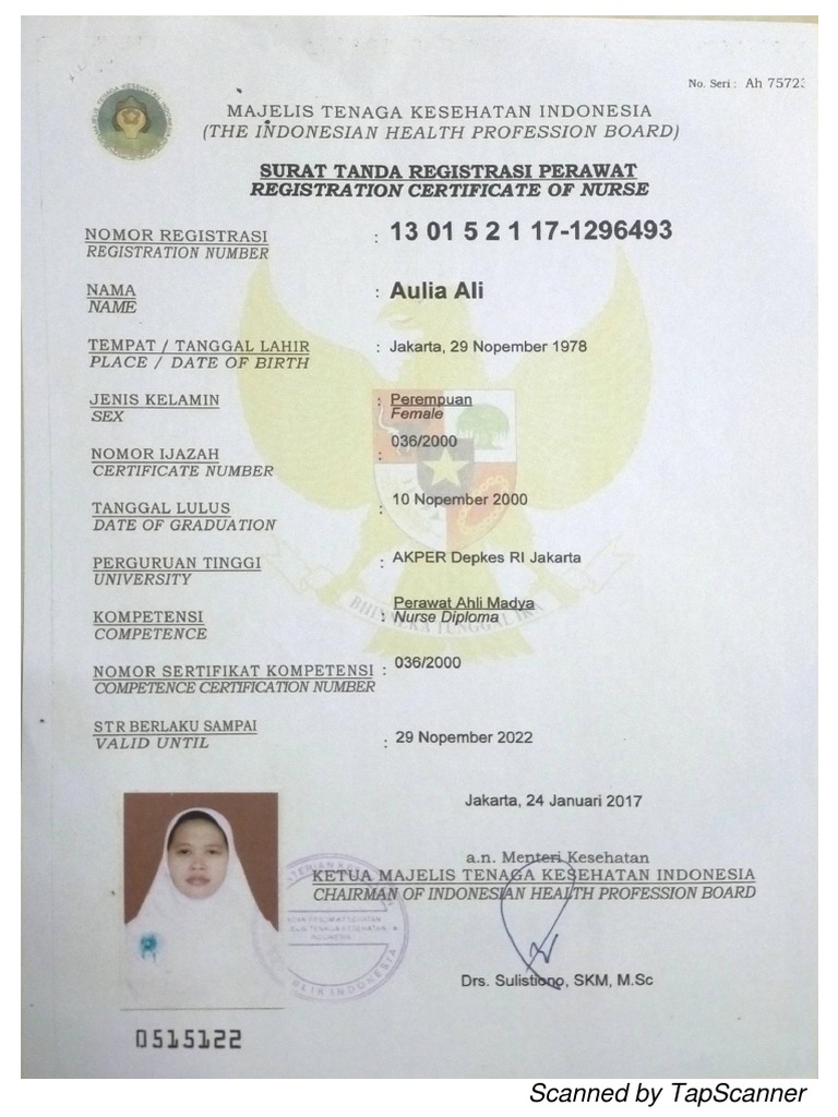 STR Aulia Ali | PDF