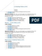 BBA Winter 2023 Course Offerings