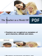 The Teacher As A Model of Good Character
