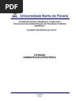 TRABALHO ADMINISTRAÇÃO ESTRATÉGICA