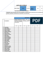 Lista de Cotejo Parabola Del Sembrador