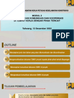 MODUL 2-Melaksanakan Komunikasi Koord Di Tempat Kerja DGN Pihak Terkait