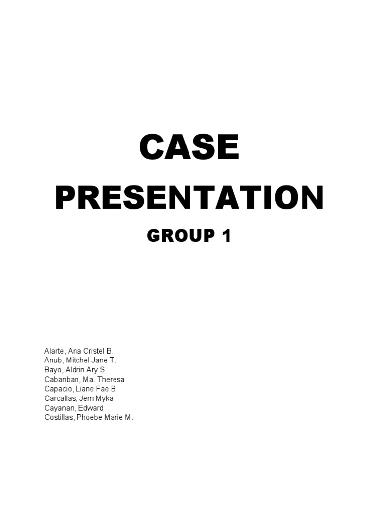 Case Presentation PDF