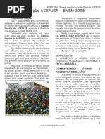 Enem2008 - Prova 01 - Amarela - Resoluções ACEPUSP