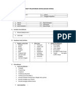 Format Pelaporan Kecelakaan Kerja