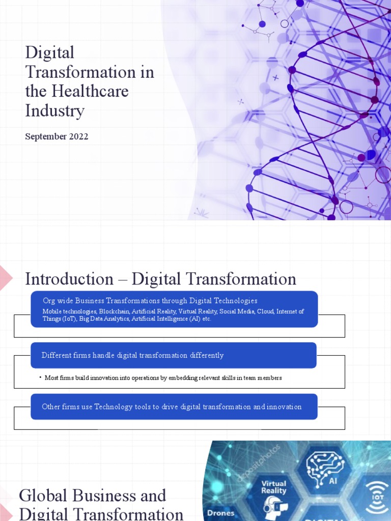 Digital Transformation in Healthcare Insights | PDF | Business | Computers