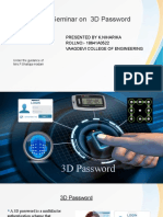 3D Password