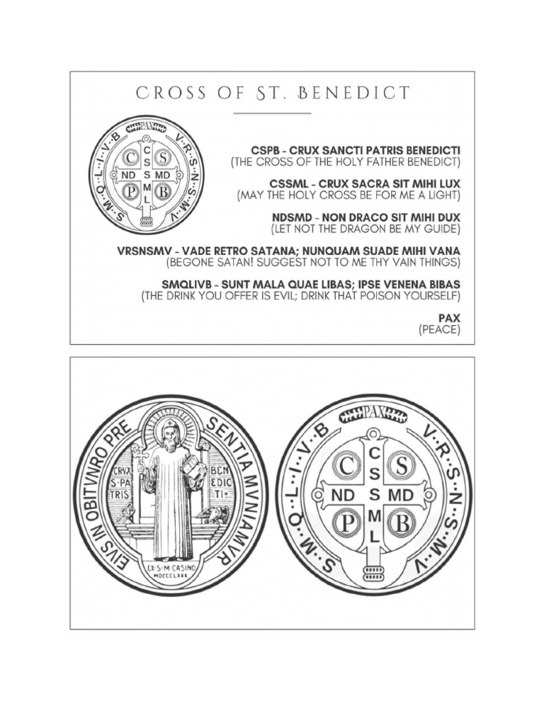 Benedictine Medal | PDF