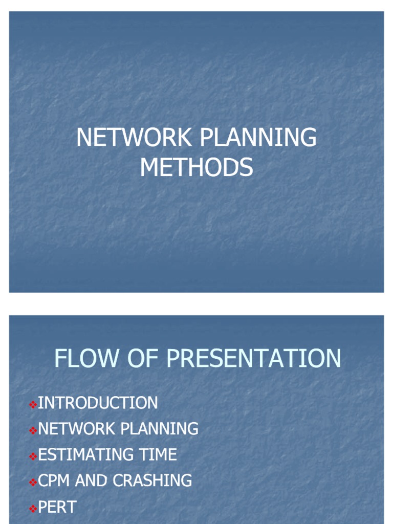 Network Planning Techniques Overview | PDF