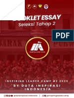 Booklet Seleksi Essay ILCamp #2