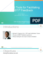 Tips and Tools For Facilitating MBTI Feedback Webinar Slides