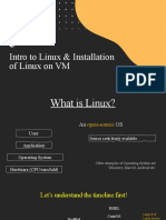 1.1 Intro To Linux and Installation On VM