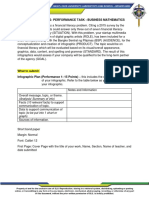 Second Grading-Performance Task: Business Mathematics