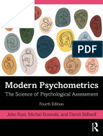 John Rust - Michal Kosinski - David Stillwell - Modern Psychometrics - The Science of Psychological Assessment-Routledge (2020)
