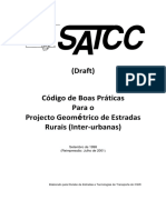 Código de Boas Práticas para o Projecto Geométrico de Estradas Rurais (Inter-urbanas