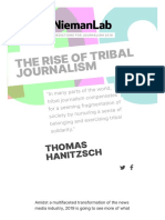 The Rise of Tribal Journalis M: Thomas Hanitzsch