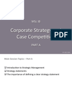 MSc IB Corporate Strategy and Case Competition Part A S1 2022-2023