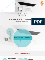 SOP Pre & Post Konferensi