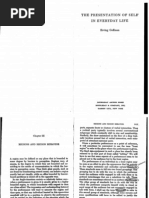 Download Goffman Erving - The Presentation of Self in Everyday Life by daniel_malet SN61455745 doc pdf