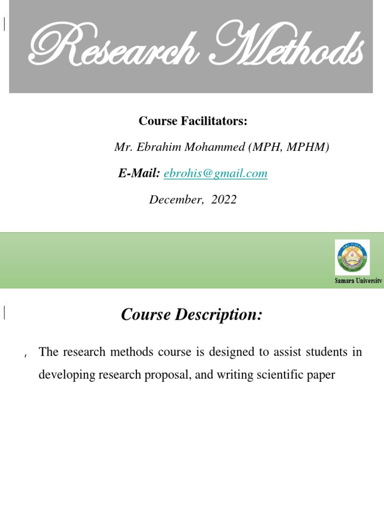 Research Methods for Health Systems | PDF | Sampling (Statistics ...