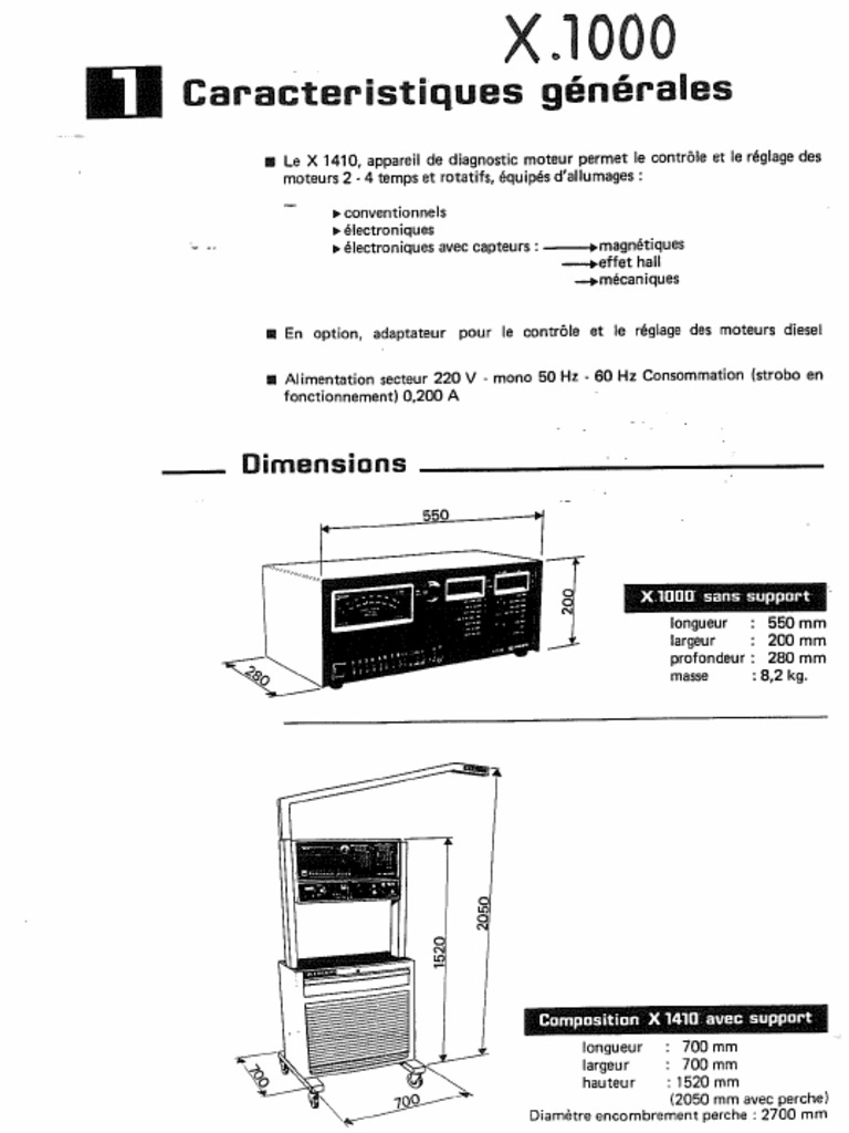 Facom x.1000 | PDF
