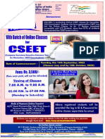 Cseet: 18th Batch of Online Classes