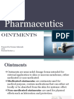 Pharmaceutics: Ointments