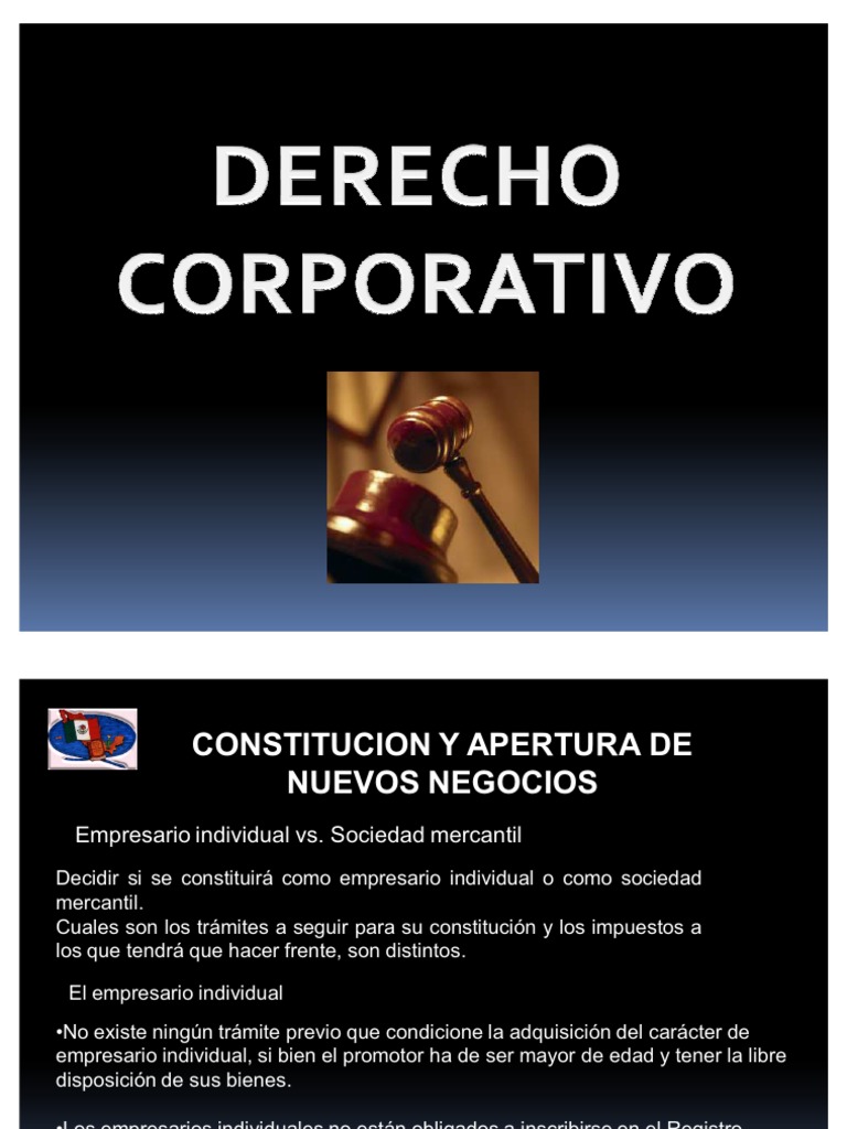 DERECHO CORPORATIVO Liquidación Impuestos