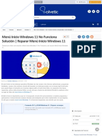 Menú Inicio Windows 11 No Funciona SOLUCION - REPARAR - Solvetic