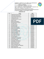 Daftar Nama Kandidat Calon Ketua Hmti 2023