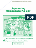 Mapanuring Mambabasa Ka Ba?