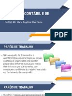 Auditoria de papéis de trabalho