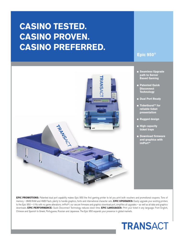 Ta020819 1 Benefitsspec Fin-Epic950 | PDF | Printer (Computing ...