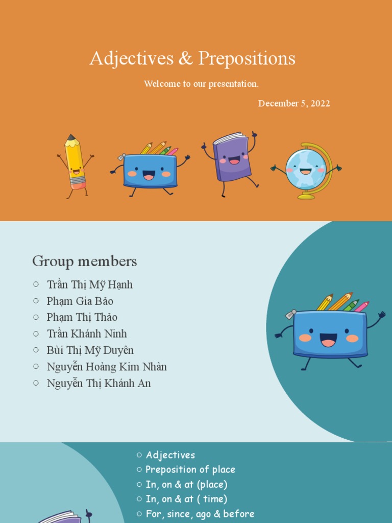 Adjectives and Prepositions Guide | PDF | Preposition And Postposition ...