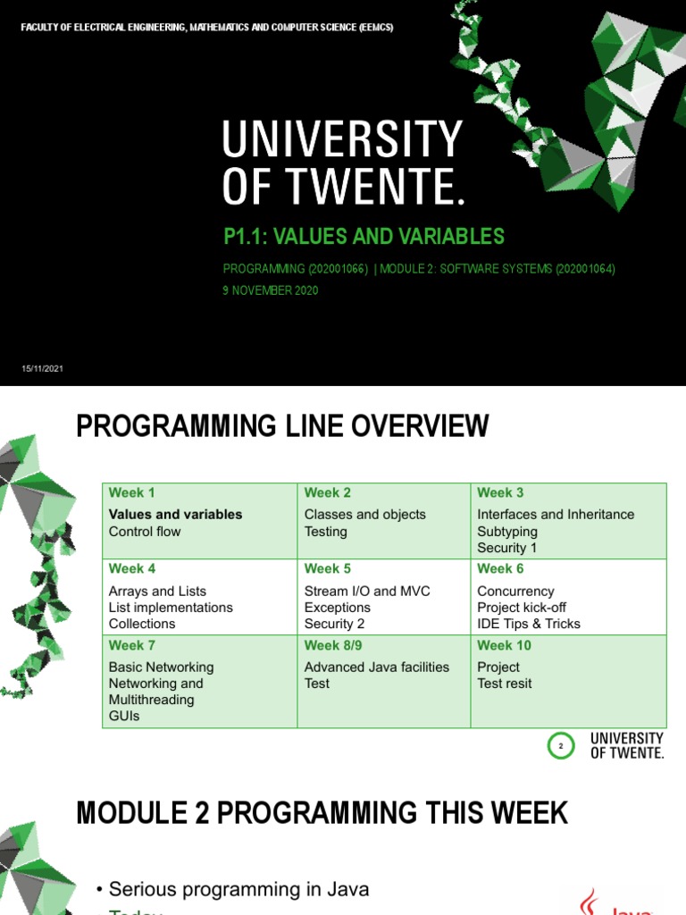An Introduction to Programming Fundamentals in Java | PDF | Variable ...