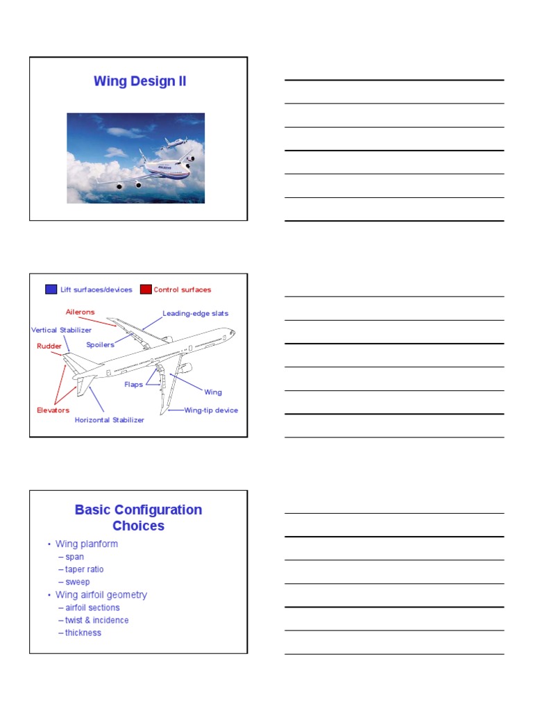 Wing Design Fundamentals and Considerations | PDF | Flight Control ...