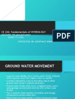 Lecture 10 - Ground Water Hydrology