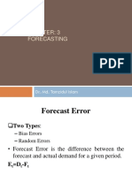Chapter 3-Forecast Error - EM - Fall 22