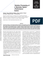 Low-tempersture Solution Processing of Graphene-Carbon Nanotube Hybrid Materials for High-Performance Transparent Conductors