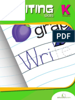 Kindergarten Writing Skills Workbook