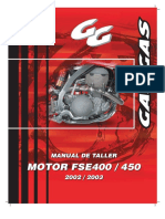 (GAS GAS) Manual de Taller Motor FSE400 450 de 2002 y 2003