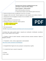 Conteúdos Programáticos Da Prova Objetiva para Técnico