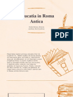 Educatia in Roma Antica