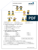 Final Test Review - Pre Teen 2