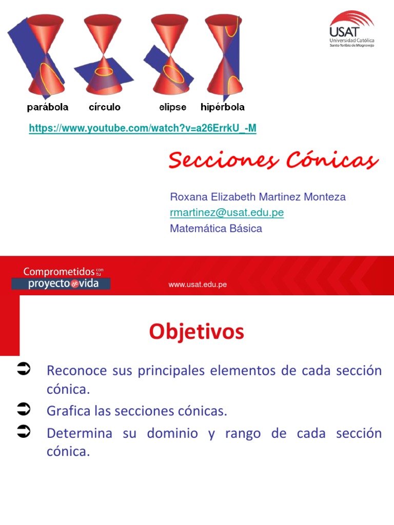 Sesión - Secciones Cónicas | PDF | Enseñanza de matemática | Formas ...
