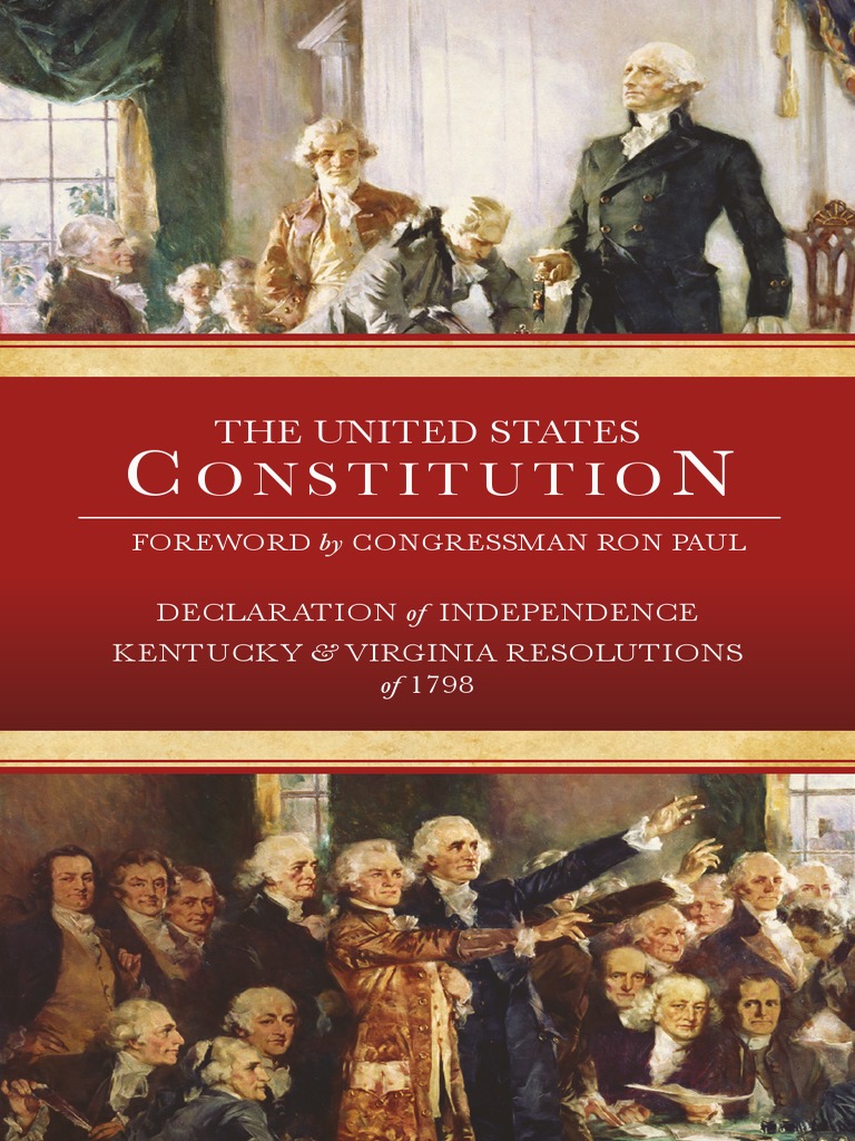 Pocket Constitution Article One Of The United States Constitution