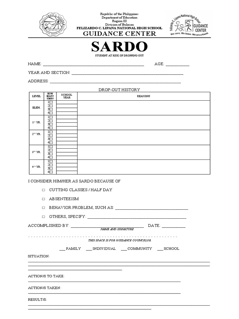 Sardo Form | PDF
