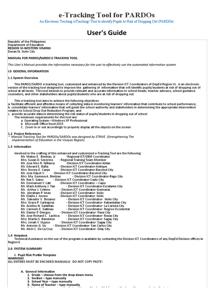 Pardo Template Sy 2015 2016 For Grade 1 | PDF | Teachers | Learning